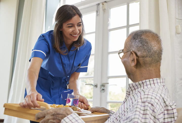 Delicious meals for patients at Shreveport Manor Skilled Nursing and Rehabilitation.