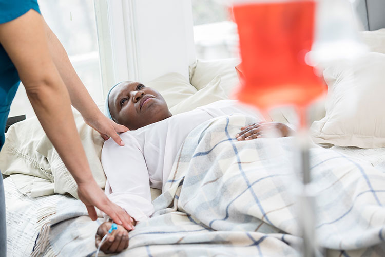 A cancer patient receives hospice care at a Shreveport skilled nursing facility