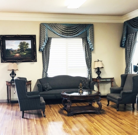 Shreveport manor nursing and rehabilitation lobby